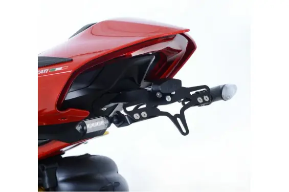 Jusqu'à Épuisement Des Stocks Support de Plaque R&G pour Ducati Panigale V2 (20-24) - LP0243BK