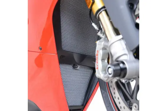 Vente Flash Protection de Radiateur Eau & Huile Alu Rouge R&G pour Ducati 1100 Streetfighter V4 (20-24) - RAD9021RE