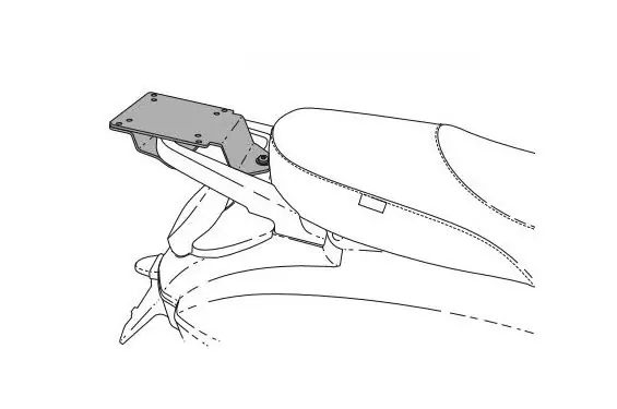 Support Top Case Scooter pour Keeway Zahara 125 (21-22) Promotion