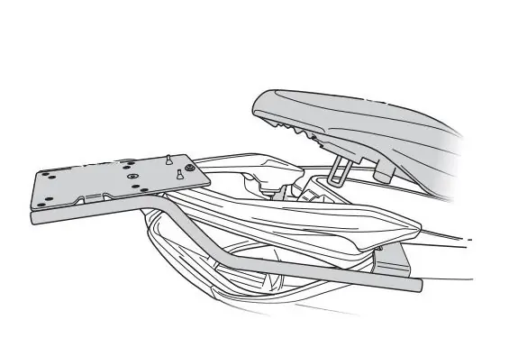 Achetez Aujourd'hui Support Top Case Scooter pour Yamaha NMAX 125 (21-25)