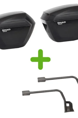 Authentique Pack Valises Latérales Shad + Support 3P pour BMW F 800 GS (13-18)