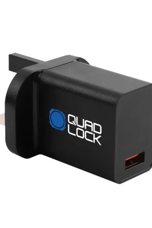 Adaptateur secteur Quad Lock Standard UK Type G Nouveauté
