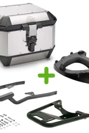 Vente Flash Pack Givi Monokey Trekker Top Case + Support pour BMW R 1250 GS (19-24)