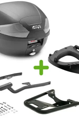 Dernier Modèle Pack Givi Monolock Top Case + Support pour KTM Duke 125 (11-16)