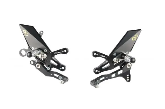 Affaire À Saisir Commande Reculée avec repose pied repliable LighTech pour RSV4 (19-24) Tuono V4 (18-24)