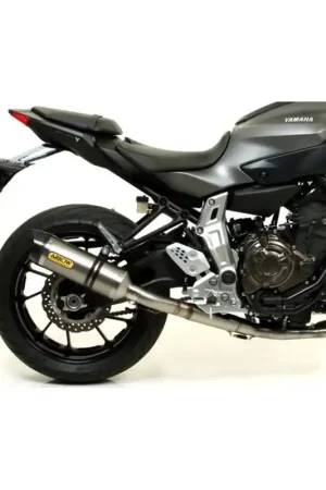 Vente Flash Ligne d‘échappement ARROW Thunder Embout Carbone pour Yamaha MT-07 (14-20) et Tracer 700 (16-19) Passage Haut
