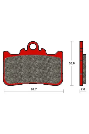 Vente Directe Plaquette de frein Avant Brembo 07HO72SA - Métal Fritté Route