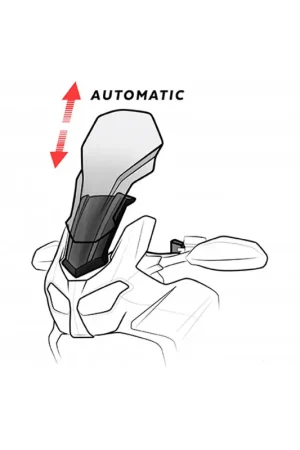 Système de Réglage Électronique de Pare-Brise Puig pour F 750 GS (18-23) Dernier Modèle
