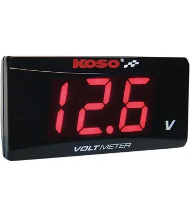VOLT MÈTRE ROUGE SUPER SLIM Livraison Express