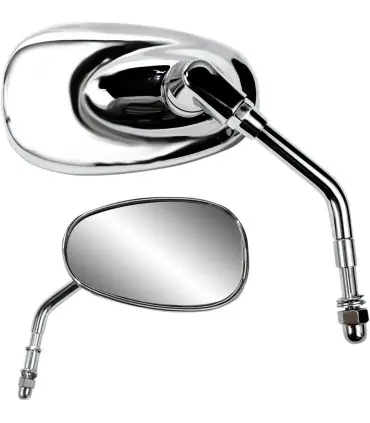 Commande En Gros CHAPEAU MINI OVALE EN PU MIROIR.