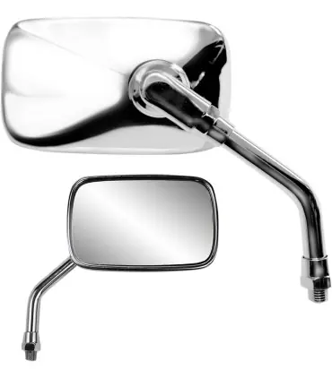 Authentique MIROIR PU MINI RECT. CHR